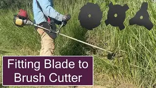 Fitting a Blade to a Honda String Trimmer