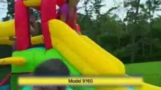 Надувной батут Большое Приключение Happy Hop 9160, 400х275х200 см