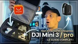 Test du Sac de Transport Dji mini 3 et 3 pro Aliexpress + Unboxing Amazon