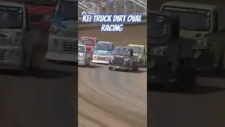 Kei truck dirt oval racing. #keitrucks #dirtoval #racing #ai