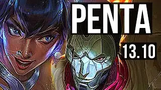 NILAH & Karma vs JHIN & Rakan (ADC) | Penta, 9/0/2, Legendary | KR Diamond | 13.10