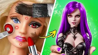¡La muñeca Barbie quiere ser un vampiro! Transformaciones y trucos extremos. ¿Qué retos le esperan?