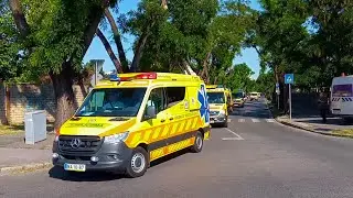 Omsz Ambulance Convoy