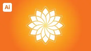 Flower Logo Illustrator Tutorial