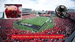 Iowa State faces their first road challenge against Cincinnati