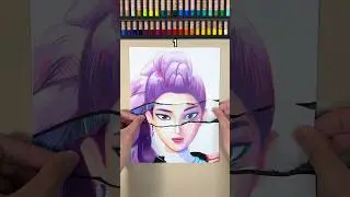 Subscribe Or Else&hellip;👀 Ripping My Drawing Of RUMI From KPOP DEMON HUNTERS?✨😭 #art #drawing #shorts