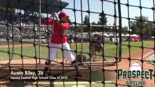 Austin Riley Prospect Video, 3b, Desoto Central High School