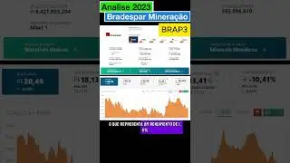 Dividendos de 13,41% ao Ano!! A&ccedil;&otilde;es da empresa BRADESPAR S/A : BRAP3 #investimentos #dividendos #b3