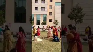 Heritage Institute of technology Traditional day ❤️#saraswatipuja2023 #republicday2023#HITk#shorts