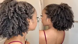 HOW TO: Sleek Low Puff On Type 4 Natural Hair Tutorial (EASY)