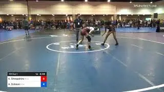 112 Lbs Prelims - Kennedy Shropshire, Atlanta Wrestling Academy Vs Alexis Dobson, New Hampshire 03