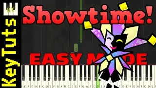 It&rsquo;s Showtime! [Super Paper Mario] - Easy Mode [Piano Tutorial] (Synthesia)
