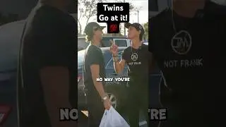 TWIN THRIFT SHOP CHALLENGE 🛍️ #twins #chill #thrift