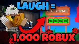 MAKE ME LAUGH AND YOU WIN ROBUX! Roblox Pls Donate!