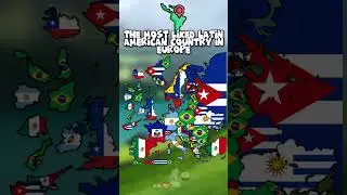 The most liked Latin American country in Europe #geography #europe #shorts #history #mapping #mapper