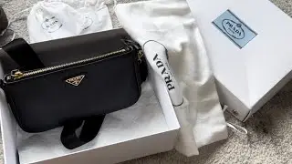 Prada 2000 Re Edition Leather Crossbody Mini Bag (Review + What fits? + Compare with other bags)