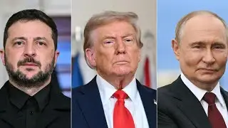 Trump-Zelenskyy meeting sees progress. US to arrange Russia-Ukraine summit. #donaldtrump #ukraine