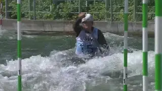 Liam Jegou Ireland Semi-Final / 2023 ICF Canoe-Kayak Slalom World Cup Augsburg Germany