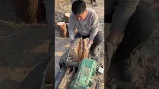 Electric Firewood Chopper - Home Convenience at Its Best
