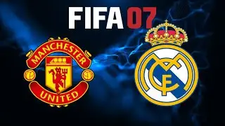Manchester United vs. Real Madrid - FIFA 07 - PlayStation 2 Gameplay