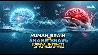 Human Brain vs Shark Brain: Survival Instincts at Full Power Compared!