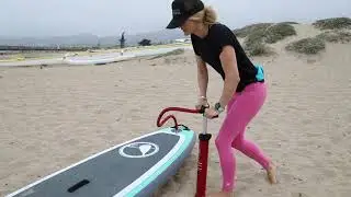 Paddle Into Fitness Inflatable SUP Yoga & Fitness PaddleBoard