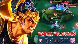 LING NYA LANGSUNG KENA MENTAL😂 #mobilelegends #fypシ #bestbuildgatotkaca 