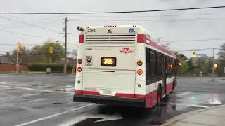 TTC RAD 3252 Bus on route 395 York Mills Blue Night to York Mills Station