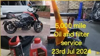 MV Agusta Brutale 800rr SCS - 5K service part 1
