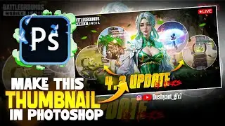 How to make Pubg 4.2 Update Thumbnail in Photoshop | Pro Thumbnail Tutorial