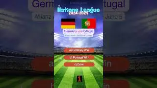 Germany vs Portugal UEFA Nations League Semi-Final 2025 Prediction | Who Will Win?#match #prediction
