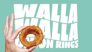 Walla Walla Onion Rings and BBQ Cheeseburger at Burgerville