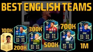 FIFA 21 BEST ENGLAND TEAMS! FIFA 21 100K 200K 300K 500K 700K 1M SQUAD BUILDER WITH AI! #21