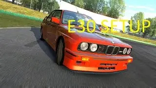 BMW E30 drift setup (and drifting) assetto corsa