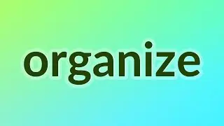 Organize - 266 English Vocabulary Flashcards