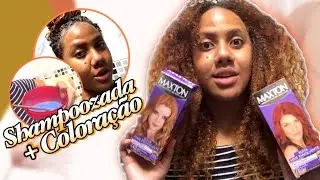 FIQUEI RUIVA EM CASA | SHAMPOOZADA + COLORA&Ccedil;&Atilde;O ✨
