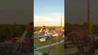 WILD MOUSE VIEW OF THE HOPPINGS #funfair #onride #newcastle #thehoppings #coaster