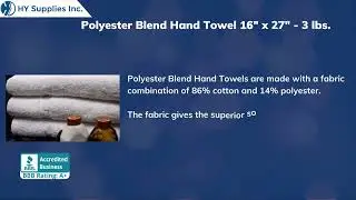 Polyester Blend Hand Towel | Hand Towels Wholesale USA | Economy Hand Towels Bulk USA | Towels USA