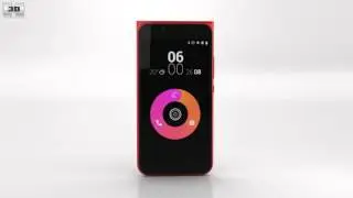 Obi Worldphone MV1 Red 3D model by 3DModels.org