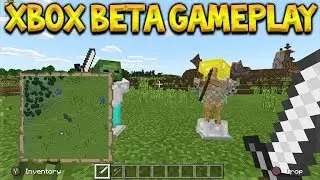 Minecraft Xbox One 1.2 BETA Gameplay - FIRST Official Gameplay Preview (Minecraft 1.2)