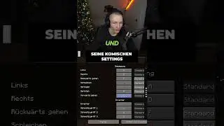 Seine Minecraft Einstellungen sind verr&uuml;ckt! #minecraft #twitch