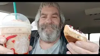 Starbucks Iced Caramel Latte/Cranberry Bliss Bar Soft Spoken ASMR