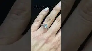 1.5ct round solitaire engagement ring