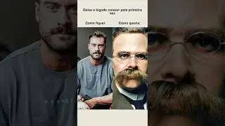 O bigode &eacute; um estilo de pelos faciais cultivado acima do l&aacute;bio superior. 🍷🗿