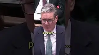 Starmer's blunt response to question on banning Israel arms sales #news #politics #shorts