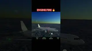 Engine me aag&hellip; phir emergency landing 😱✈️