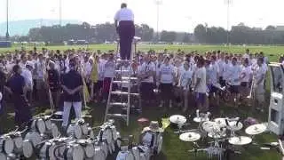 The Penn State Blue Band morning practice. September 6, 2013.
