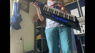 ||Demon slayer infinity castle|| solo in alesis vortex wireless2 keytar.