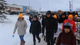Sandy Lake FIrst Nation National Addiction Awarness Week Trailer - Help Free the grip march