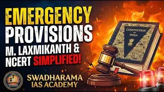 Emergency Provisions (Articles 352, 356, 360) | Indian Polity Laxmikanth Summary UPSC, BPSC, MPPSC
